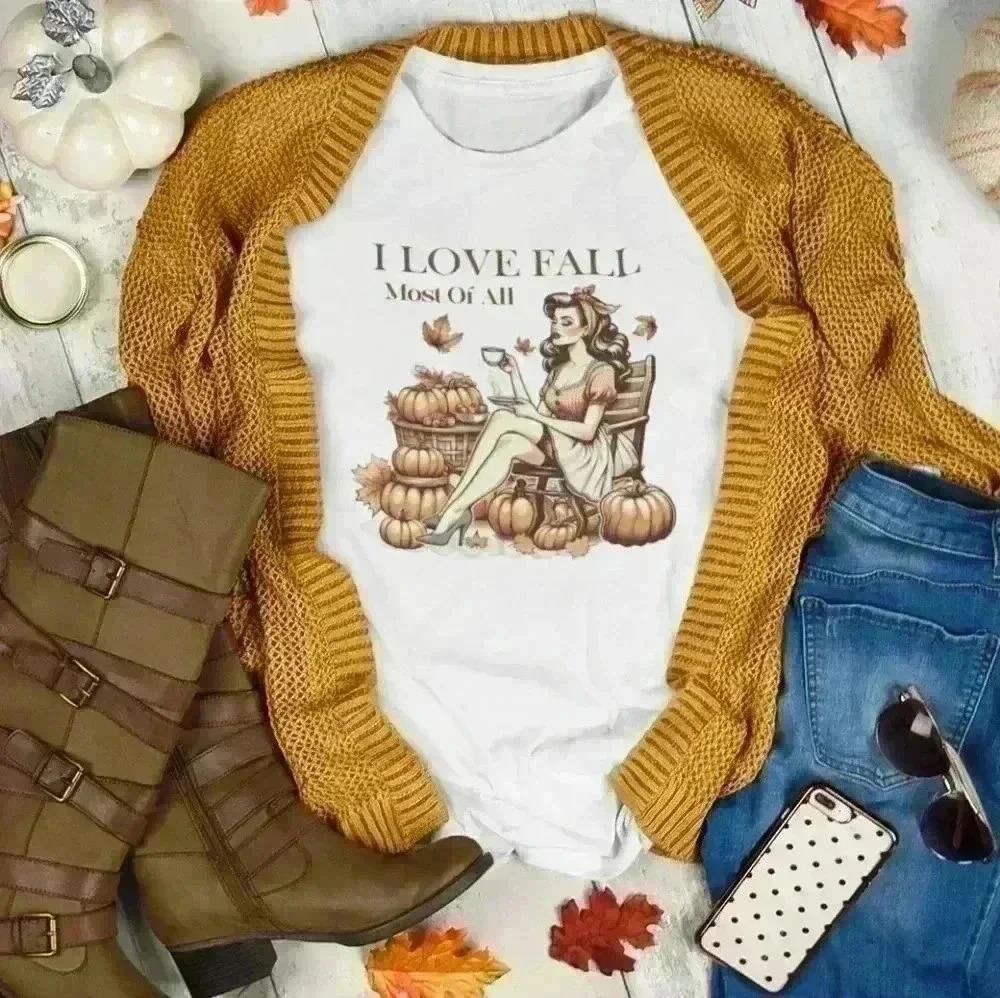 Nataly thyme vintage fall tee shirt 3 - Picture 2 of 2